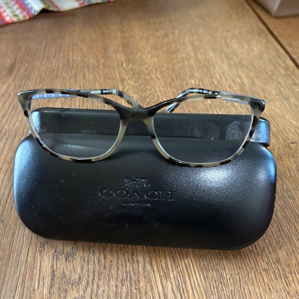 Coach Tortoise Shell Glasses with Case **PRICE DROP**